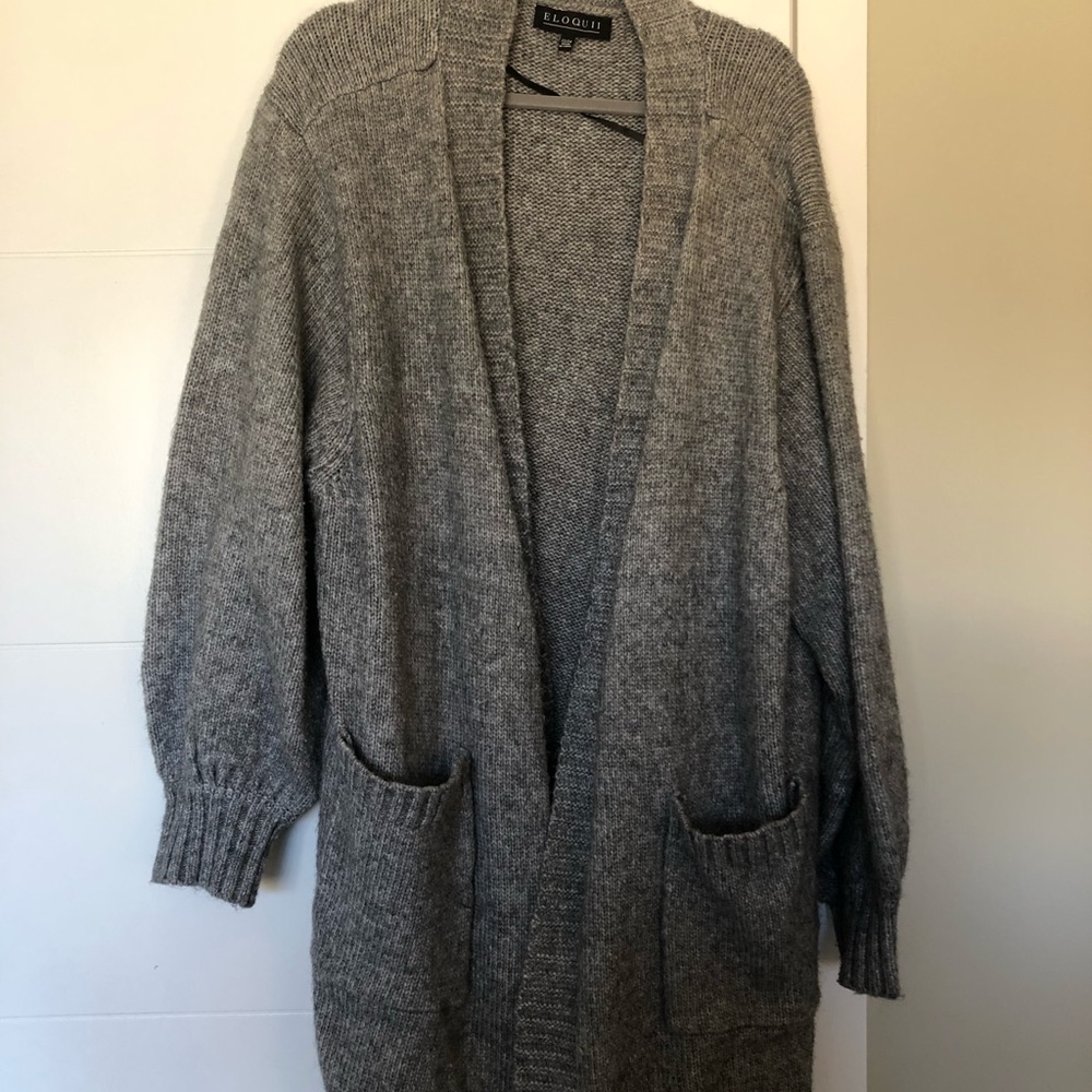Long sweater coat